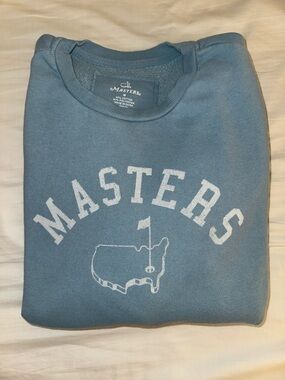 Master Crewneck Sweater in Light Blue Size Medium